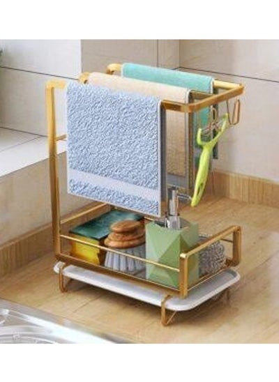 Buy Multi-functional towel rack, no drilling, wall mount in Saudi Arabia