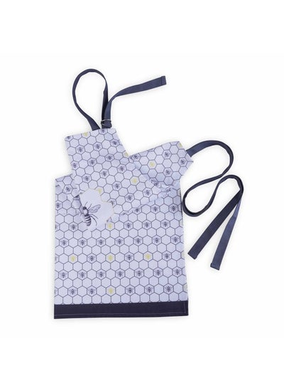 Buy Honeybee Apron 68X84cm - Grey in UAE