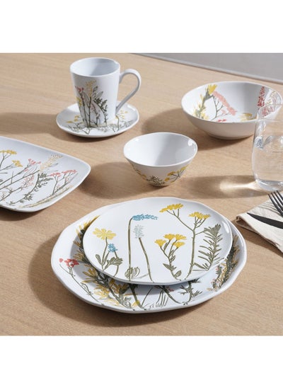 اشتري Botany Stoneware Dinner Plate Dia27cm - White في الامارات