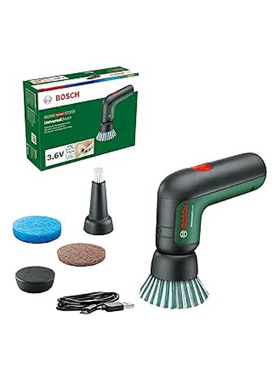 Buy Home And Garden Universalbrush Electric Cleaning Brush (Includes Integrated 3.6 V Battery, 1 Micro Usb Cable And 4 Cleaning Accessories, In Cardboard Box) in Egypt