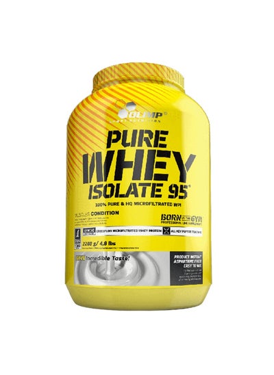 اشتري Olimp Sport Nutrition Pure Whey Isolate 95, Vanilla, 62 Servings - 2.26 Kg في السعودية