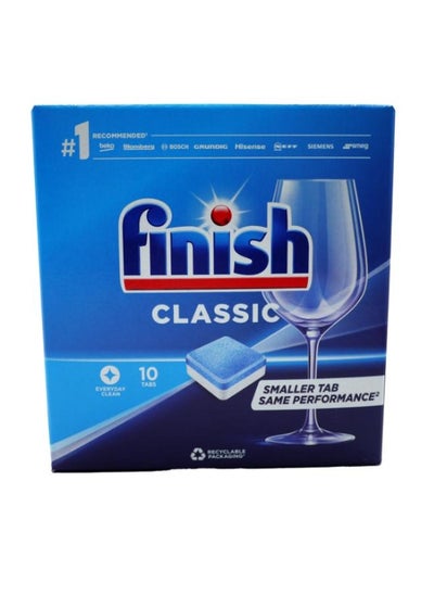 Buy FINISH DISHWASHER TABLETS CLASSIC POWERBALL10 TABS in Saudi Arabia