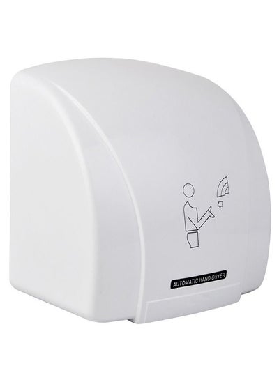 Buy Commercial Electric Automatic Hand Dryer, High Speed Professional, 220V 1800W-White in UAE