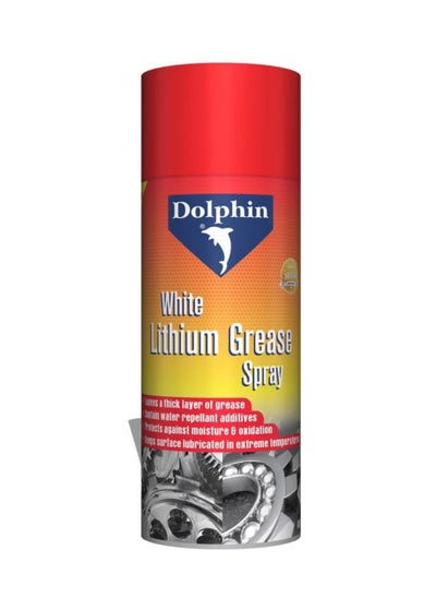 Buy Dolphin White Lithium Grease Spray, 400ml in UAE