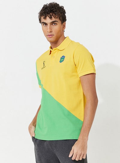 Buy Mens FIFA Polo In Yellow in UAE