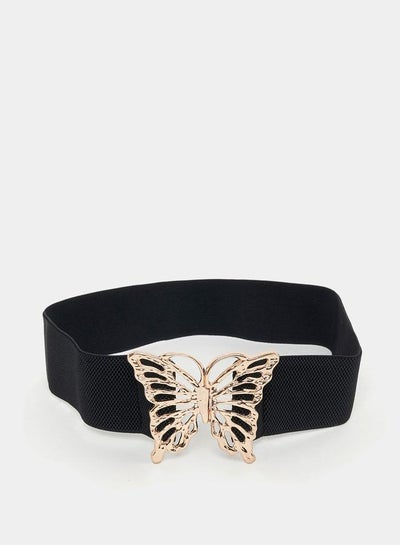 Buy Butterfly Detail Wide Belt in Saudi Arabia
