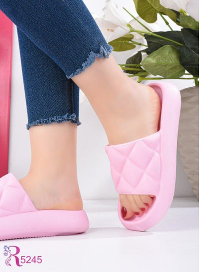 Buy Women's medical rubber slippers, rose color in Egypt