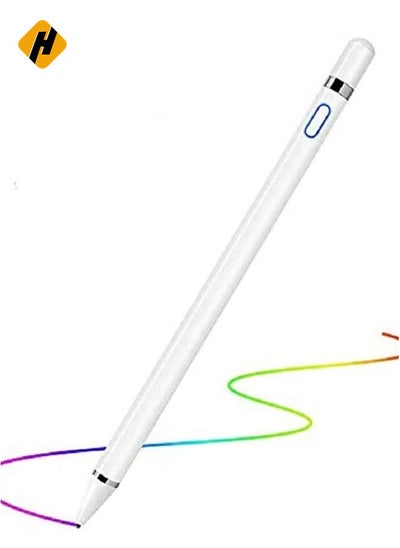 Buy Stylus Pen Touch Screen Pencil: Active Stylus Pens Compatible for Apple iPhone iPad HP DELL Tablet Phone Laptop Chromebook Kindle Fire - Fine Point Digital Capacitive Drawing Pencil in UAE