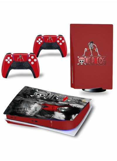 اشتري Skin for PlayStation 5 Disc Edition, Sticker for PS5 Vinyl Decal Cover for Playstation 5 Controller في الامارات