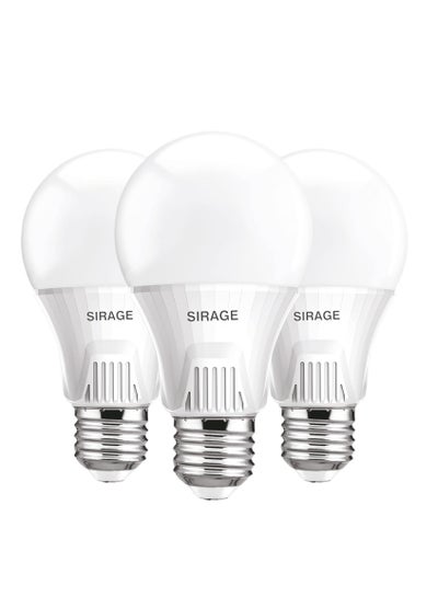Buy LED Bulb 3 Pieces, E27 With SAMSUNG-LED (Warm, 9 Watt) in Egypt
