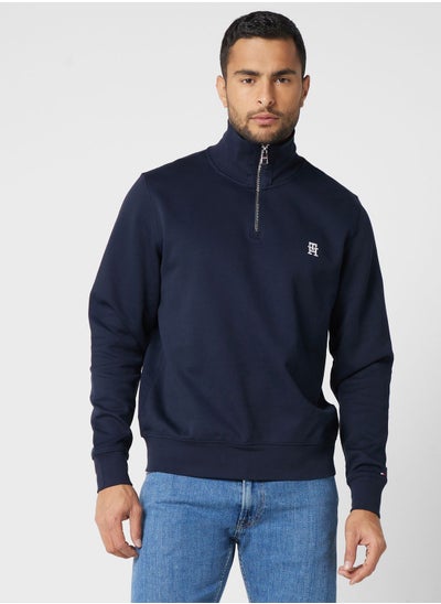 اشتري Logo Zip Through Sweatshirt في السعودية