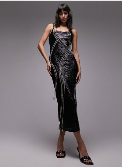 Buy Strappy Embellished Dress in UAE