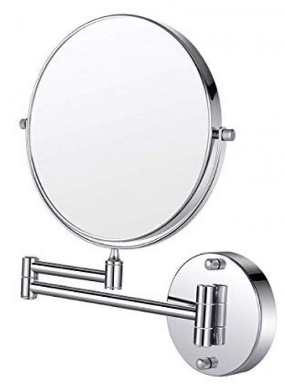 Buy Two-Sided Swive Wall Magnifying Mirror Silver in Saudi Arabia