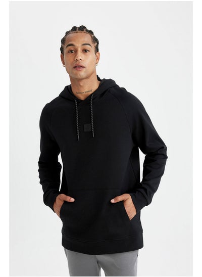 Buy Man Knitted Standart Fit Hooded Long Sleeve Sweatshirt in Egypt