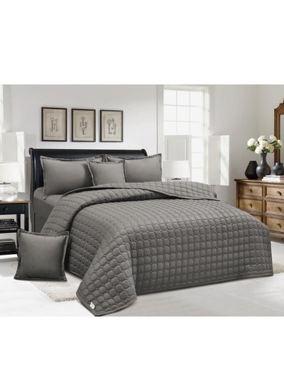 Buy 4 Piece Compressed Comforter Set microfiber Single Size 220X160cm in Saudi Arabia