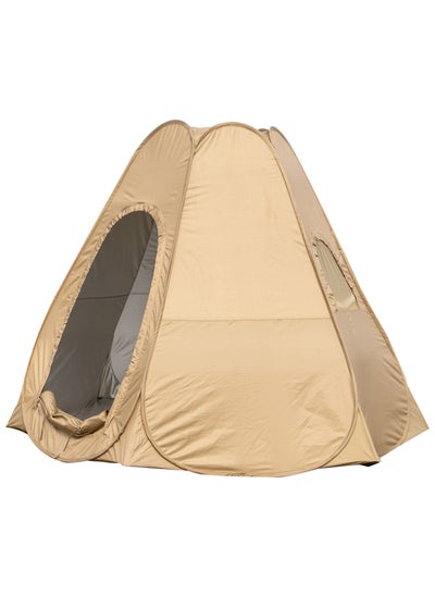 Buy Automatic Setup Nylon Tent for Trips, Automatic Tent, Sandy, Size 200*200*160 Cm in Egypt