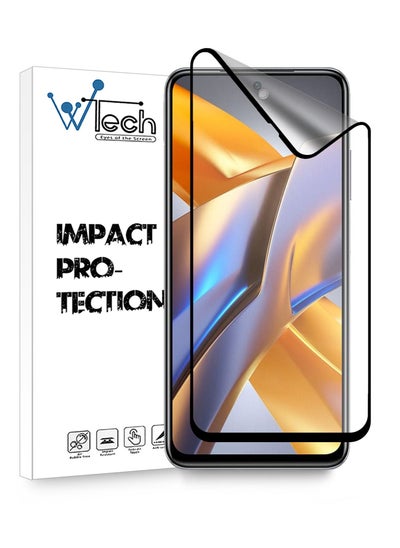 Buy Matte Ceramic Full Coverage Screen Protector For Xiaomi POCO M5s 4G / Poco F5 5G / Poco M4 Pro 4G Clear/Black in Saudi Arabia