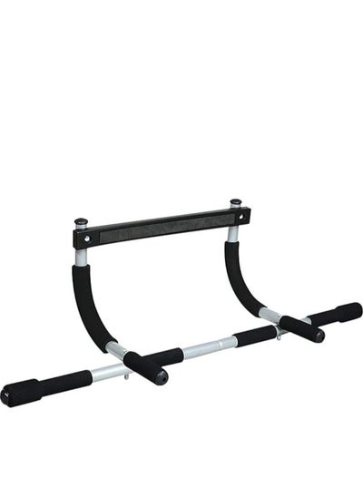 Buy EL1037 Stainless Steel Curved Pull Up Bar for Home Wall | Material : Stainless Steel | For Strengthening Exercises at Home or Gym with Anti-Skid Cushion Grip | For Adult, Men and Women in UAE