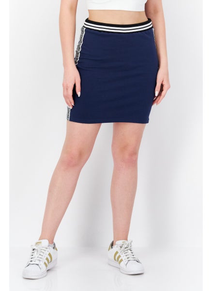 اشتري Women Sportswear Fit Brand Logo Mini Skirt, Navy Blue/White Combo في الامارات