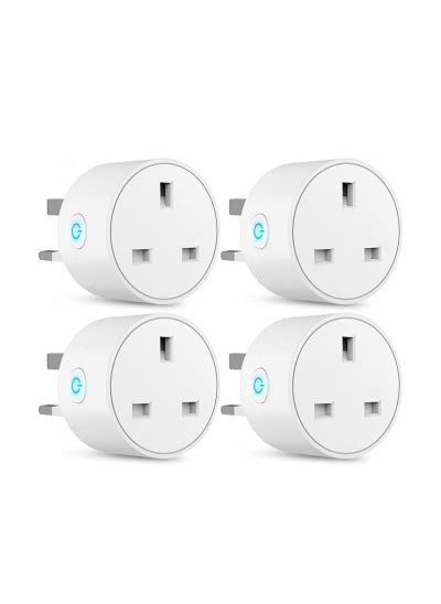 Buy Smart WiFi Plug, 16A Smart Outlet Plug Socket for Home appliances Automation Compatible with Google Home & Alexa. Mini Socket with remote & voice control with timer function. No Hub required. in Saudi Arabia