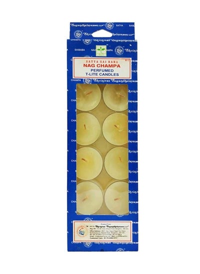 Buy Satya Nag Champa Perfumed T-Lite Candles in UAE