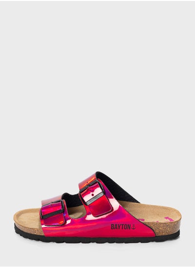 اشتري Atlas Double Strap Flat Sandals في الامارات