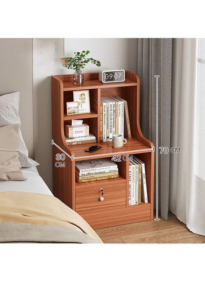 Buy Bedside Multifunctional Table with Storage And Drawers in UAE