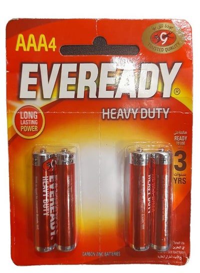 Buy Eveready HD Remote 4 AAA Batteries 4 Pieces – Red in Egypt