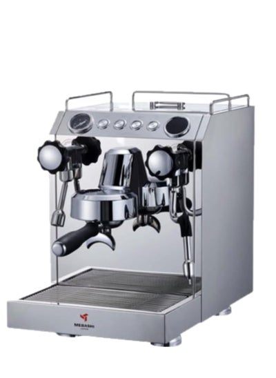 Buy MEBASHI Commercial Dual Boiler Coffee Machine, 2.5L Capacity, 15 Bar Pressure, Stainless Steel (ME-CCM2055)(2700W) in UAE