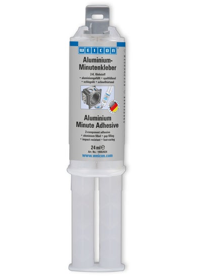 Buy WEICON Aluminium Minute Adhesive | 24 ml | Fast-curing 2-component epoxy in UAE