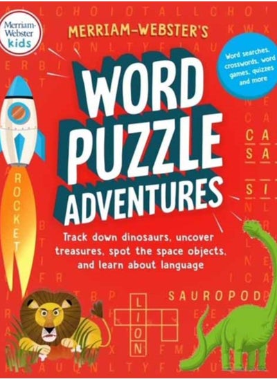 اشتري Merriam-Webster's Word Puzzle Adventures : Track Down Dinosaurs, Uncover Treasures, Spot the Space Objects, and Learn about Language in 100 Word Puzzles! في السعودية