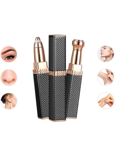 2 in 1 Facial Women Hair Remover Eyebrow Trimmer Rechargeable Painless ...