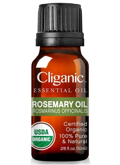 Buy Cliganic Organic Rosemary Essential Oil, 100% Pure Natural, for Hair, Skin, Aromatherapy | Non-GMO Verified in Saudi Arabia