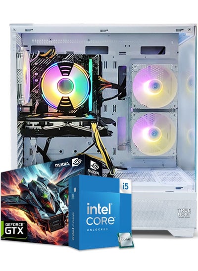 اشتري جهاز ألعاب True Nort، مع معالج Intel Core i5-11400F، بطاقة GTX 1650، 16 جيجابايت رام، 1 تيرابايت SSD، مروحة تبريد هواء 120 مم، نظام Windows 11 Pro، هيكل أبيض. في الامارات