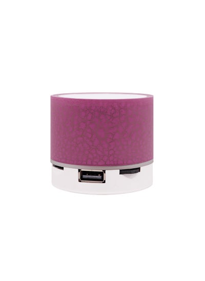 Buy Mini LED Bluetooth Speaker A10 Metal Memory CardSmall Crack Pink Small Crack Pink in UAE