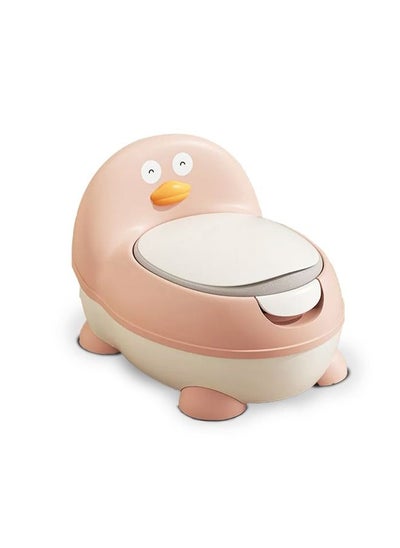 Buy Ducky Western Toilet Kids Potty Seat for Baby Baby Potty Training Seat Chair with Closing Lid Tray Kids Toilet Seat Baby Potty Seat for Toddlers Kids 1 to 6 Years Boys Girl Pink in UAE