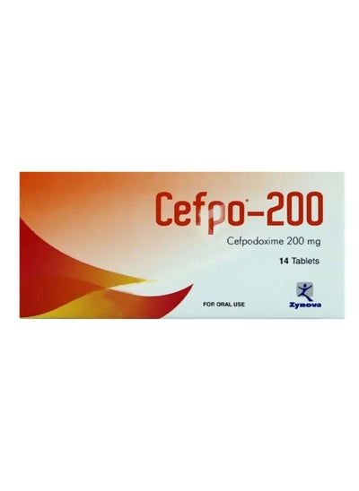 Buy Cefpo 200 14 Tablets Cefpodoxime 200 Mg For Oral Use in UAE