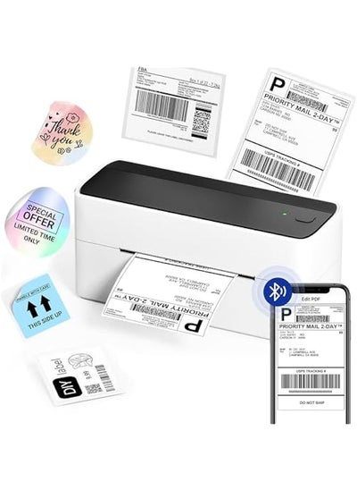 Buy Thermal Label Printer, 4X6 Shipping Label Printer for Small Business, Wireless Label Printer for Package for Phone & Pad & PC, Used for  UPS,  TikTok, USPS, FedEx, DHL in Saudi Arabia