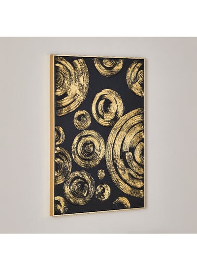 Buy Walmer Abstract Framed Foil Clear Painting Wall Art 62 x 92 x 4.5 cm in UAE