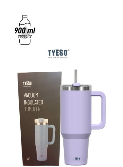 TYESO 30oz Tumbler With Handle And Straw Lid, Ireland - View #3