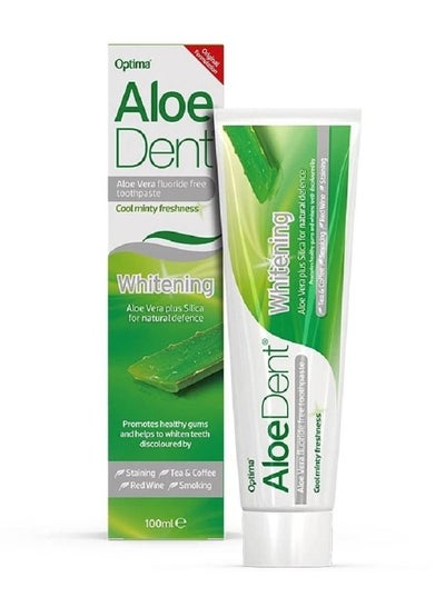 Buy AloeDent Whitening Toothpaste Fluoride Free 100ml in UAE