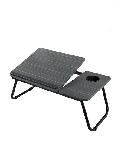 Buy Foldable Laptop Desk With Cup Holder, Portable Bed Table For Laptop And Writing in UAE