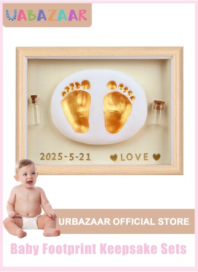 Buy Baby Footprint Kit & Keepsake, Baby Handprint Kit, Baby Hand and Footprint Kit, Baby Shower Gifts for New Mom, New Dad Gifts, Newborn Gifts in UAE