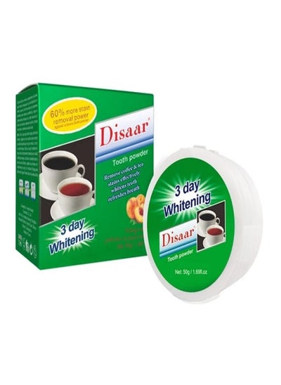 Buy Whitening Tooth Powder Removes Coffee and Tea Stains and Refresh Breath - 50 gm in Saudi Arabia