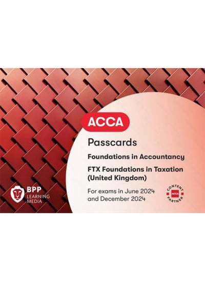 اشتري FIA Foundations in Taxation FTX FA2023: Passcards في الامارات