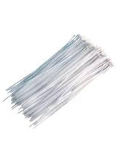 Buy KNP White Multi-Purpose Nylon Cable Ties (370x4.8mm) are reliable and versatile for various cable management and organization tasks, suitable for both professional and DIY applications. in UAE