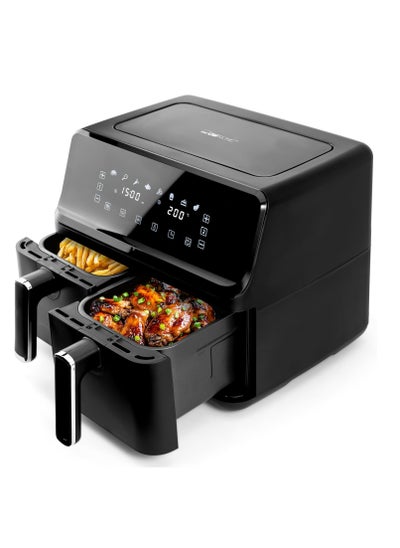 Buy Double Hot Air Fryer FR 3804 H | 8L Capacity | Dual Chamber Cooking with 8 Automatic Programs in UAE