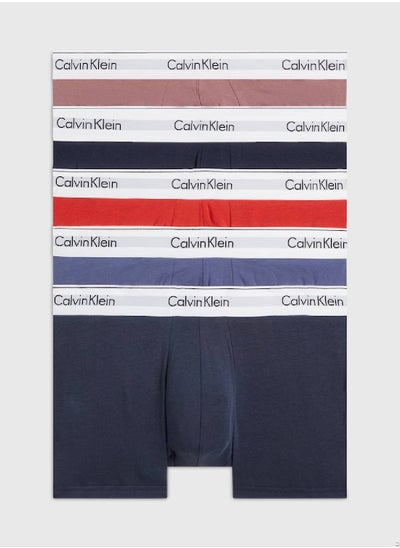 Buy Men's 5 pack Trunk - Cotton, Multicolor in UAE