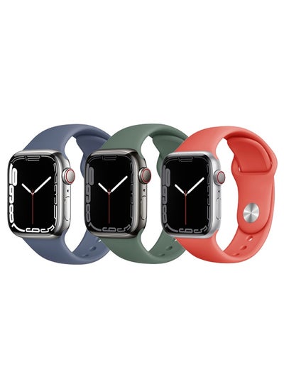 اشتري 3pcs Watchband Replacement for Apple Watch 41/40/38mm Series 8/7/6/5/4/SE في الامارات