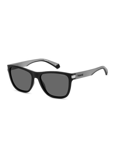 اشتري Unisex UV Protection Square Sunglasses - Pld 2138/S Mtbk Grey 56 - Lens Size: 56 Mm في السعودية